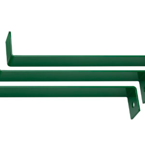 VAR Kompakt-Junior Halter mit Einflügeltür für Abfallsammler, verzinkter Klemmring, Pulverbeschichtet – Zubehör für 120 L Abfallsäcke, Innen- & Außenbereich, 8 Farben verfügbar