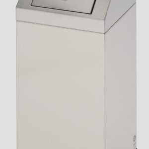 VAR Wertstoffsammler 45 L / 76 L aus Edelstahl mit Inneneinsatz – farbcodierter Abfallsammler für Mülltrennung & Recycling im Innen- und Außenbereich