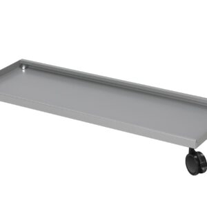 Transportwagen VAR III für 3 Wertstoffsammler WSG 40/55/85 R+S | Fahrgestell aus verzinktem Stahlblech mit Lenkbremsrollen für mobile Abfalltrennung