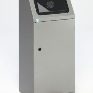 VAR WSG 45 & 75 Wertstoffsammler mit Pedal (43 L / 75 L) – selbstlöschend, TÜV-zertifiziert, mit Schloss & Inneneinsatz | Tret-Abfalleimer aus verzinktem Stahl für Brandschutz & Recycling