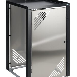 VAR Ergänzungselement MBSE 8 – Edelstahl-Anbauelement für VAR Müllbehälterschrank MBS 6 | modular & wetterfest