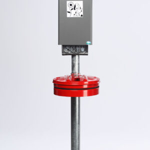 VAR Hundetoilette DS 7 – Wandkonsole rot (Vigipirate) mit Metalldeckel & Hundekotbeutelspender DS 2, pulverbeschichtet, wetterfeste Hundetoilette für Außen