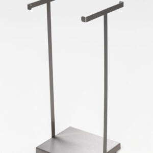 VAR Abfallsammler SH 60 | stationär | Edelstahl | für 60–70 L Säcke | mit Fußpedal | Inneneinsatz | galvanisch verzinkt | für Innenbereiche