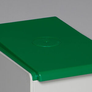 VAR Deckel für Kunststoffcontainer 40 L – schlagzäher & widerstandsfähiger Abfallbehälter-Deckel aus Polysterol in 7 Farben: Lichtgrau, Blau, Gelb, Grün, Braun, Anthrazit, Rot