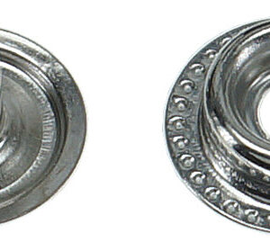 Druckknopf 10 mm komplett – Ersatzoberteil & Unterteil für ESD-Bänder, Spiralkabel & Antistatik-Systeme, robust und passgenau