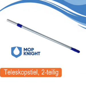 Profi Teleskopstiel 2-teilig aus Aluminium – 100–180 cm | Mit Softgriff & Dreharretierung für komfortables Arbeiten
