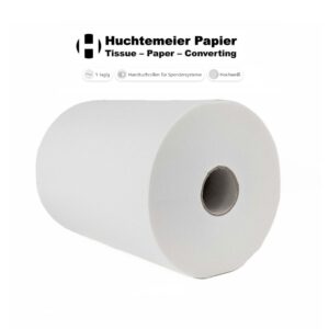 B2B Mini Jumbo Papierhandtuchrollen 110 Meter TAD-Zellulose 1-lagig Papierrollen für Spender