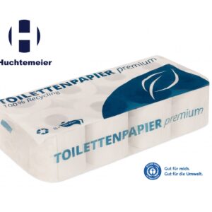 B2B Premium Toilettenpapier 250 Blatt 2-lagig -100 % Recycling-Tissue