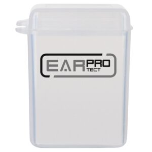 EarProtect Ohrstöpsel-Etui, Kunststoff, transparent, VE: 80 Stück