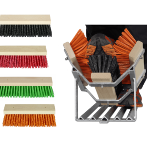 Ersatzbürsten für Outdoor Fußabtreter Dirtking aus verzinktem Metall robuster Schuhreiniger mit langlebigen PET-Bürsten & Anti-Rutsch-Gummis