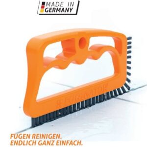 Fuginator® Profi-Fugenreinigungsbürste effektive Reinigung von Fliesenfugen in Bad, Küche & Gewerbe entfernt Kalk, Schmutz & Schimmel