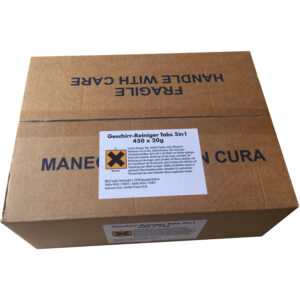 LARGO 5-in-1 Profi Geschirr-Reiniger Tabs – 450 Tabs à 20 g für Gewerbespülmaschinen mit Edelstahlschutz