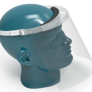 Multifunktionales Gesichtsschutzschild 1 x Kopfhalterung + 1 x Schutzschild