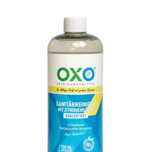 OXO Sanitärkraftreiniger Konzentrat | Starke Kalk- & Schmutzentfernung | Ideal für Badezimmer & Küchen