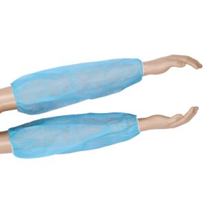 Einweg Armstulpen PP blau 45 cm beidseitiger Gummizug CE Kat. I 1000 Stück