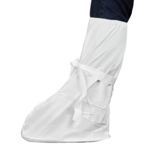 ProSafe® 2 Überschuhe hoch rutschfest antistatisch mit Gummizug und Bändern 36x47 cm Weiß CE Kat. III Typ PB 6B VE 200 Stück