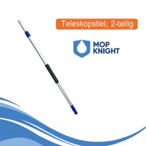 Profi Aluminium-Teleskopstiel 2-teilig mit Softgriff + Dreharretierung 100cm - 180cm