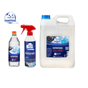 Robbyrob Isopropanol Reinigungsalkohol 500ml Sprühflaschen, 1-Liter-Flaschen und 5-Liter-Kanister
