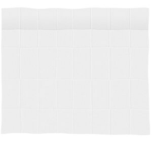 Sitzbanküberzug 170x200 cm Polyolefin mit 3 Kopfstützentaschen medizinisch industriell weiß VE 100 Stück