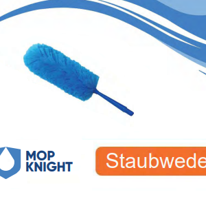Staubwedel aus Mikrofaser – 50 cm Länge in Blau | Flexibler Staubfänger für gründliche Reinigung von Möbeln & Oberflächen