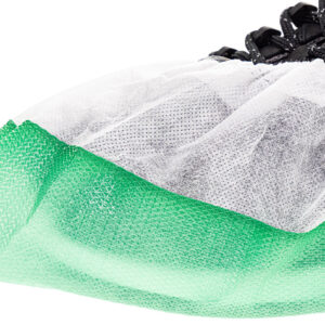 PP-Überschuhe, niedrig, 35 g/qm, grüne rutschfeste Laufsohle, CE Kat. I, Größe 40x16,5 cm, VE: 400 Stück