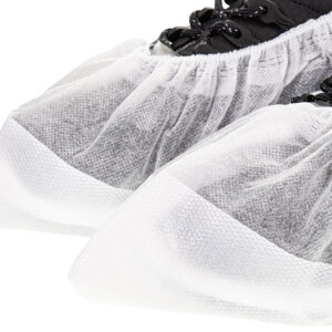 PP-Überschuhe, niedrig, 35 g/qm, weiße rutschfeste Laufsohle, CE Kat. I, Größe 40x16,5 cm, VE: 400 Stück