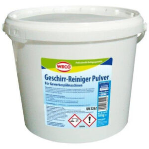 WECO Geschirr-Reiniger Pulver – 10 kg Eimer für leistungsstarke Reinigung