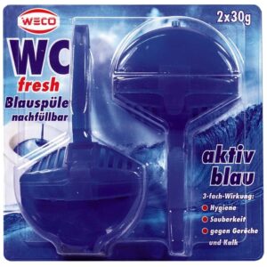 WECO WC-fresh Blauspüler – Nachfüllbar für 3-fach Wirkung