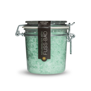 Ultrana Aktiv Fußbad – mit Naturkräuterölen & Salz aus dem Toten Meer | bei Hornhaut, Schweißfüßen & Pilzproblemen | reinigt, pflegt & kräftigt