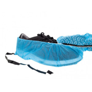 ProSafe® ESD Einweg Überschuhe 43,5x15 cm ableitfähig Karbonband Gummizug Reinraum Labor VE 1000 Stück