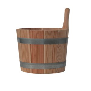 Warda Aufgusskelle Holz | Schöpfkelle 40cm für Sauna Wellness & Spa