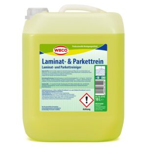 Hochwirksamer Laminat- & Parkettreiniger für gepflegte Böden in Gewerbe & Hotellerie.