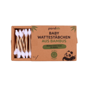 Wattestäbchen für Babys & Kinder | Sicherheitskopf & Bio-Baumwolle | Sanft & nachhaltig