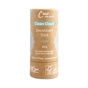 Deo Stick „Clean Cloud“ | 40g | Veganes & plastikfreies Naturdeo mit frischem Duft