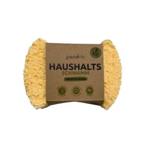 Haushaltsschwämme (2er Pack) | Nachhaltig & plastikfrei | Zellulose & Sisalfaser