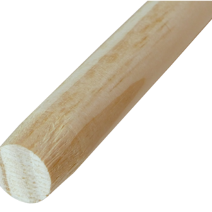 Hartholzstiel 140 cm mit Konus – Hochwertiger Besenstiel aus Pinus Taeda für Gewerbe