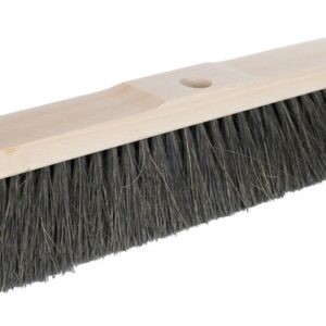 Industriebesen Stielloch – Robuster Arenga-Besen für groben Schmutz & ölverschmutzte Böden in Gewerbe & Industrie (40 cm & 60 cm)