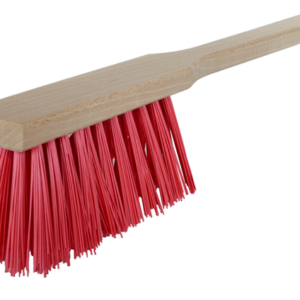 Langstielhandfeger Rot | Robuster Handfeger für groben Schmutz