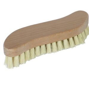 Scheuerbürste in S-Form mit Naturfasern – Robuste Reinigungsbürste für grobe Verschmutzungen in Gewerbe
