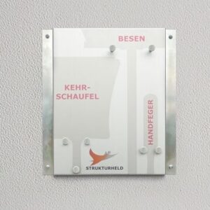 Strukturheld® Industry Besen- Set – Profi-Saalbesen für Produkttion, Gewerbe & Industrie