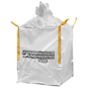 ProSafe Big Bag 135x135x130 cm, beschichtet, Warndruck: Mineralwolle KMF, SWL 250 kg, 350 Stück pro Palette