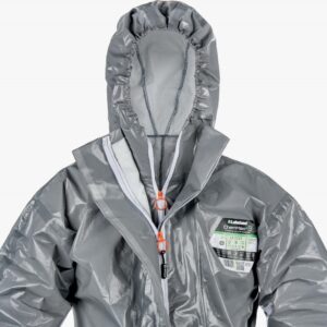 ChemMax 3 Chemikalienschutzanzug extrudiertes Gewebe, weich, gepolsterte Knieschützer, CE Kat. III Typ 3B/4B/5B/6B, dunkelgrau, VE 10 Stück