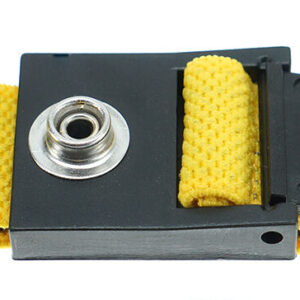 ESD Armband Stoff 3 mm blau waschbar geprüfte Sicherheit BGI 818:2001 einstellbar