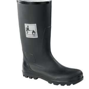 Feuerwehrstiefel aus NBR mit Polymer-Schutzkappe – feuerfest, Schnittschutz, antistatisch, rutschfest, Schutz vor Kontakthitze und Chemikalien – EN 15090-F3A, EN 20345, Größe 36