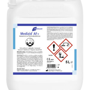 Meditrade Medizid AF+ Flächendesinfektion aldehydfrei - Oberflächen-Desinfektion in medizinischen Einrichtungen | 2 L, 5 L | 6 Flaschen pro Karton