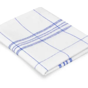 B2B Geschirrtuch Mikrofaser blau saugstark, waschbar 60 °C, trocknergeeignet 50 x 70 cm | für den täglichen Einsatz in Küche wie zum Beispiel Privathaushalte und Gastronomie