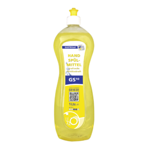 Meditrade GASTROzid© GS10 Handspülmittel Fettlösekraft Push-Pull-Verschluss 1l, 10l | für Reinigung in professionellen Küchenumgebungen wie Großküchen, Restaurants & Kantinen