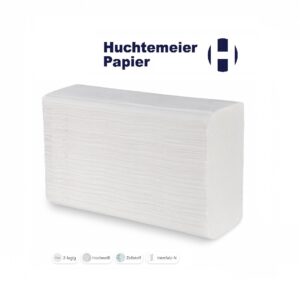 handtuchpapier 2-lagig N-Falz 3000 Blatt Hochweiß 20,8 x 24 cm