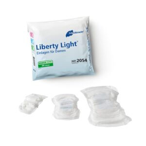 Meditrade Liberty Light Inkontinenzeinlage Bequeme, auslaufsichere, diskrete Alltagslösung – Alltagshilfe bei leichter Blasenschwäche | Normal, Super, Extra