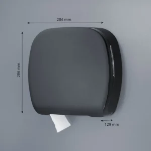 B2B Jumbo Toilettenpapierspender Spendersystem Füllstandskontrolle und Schlüsselsystem 284 x 286 x 129 mm | Sanitär- und Badbereiche | in Sanitärbereichen an Wand